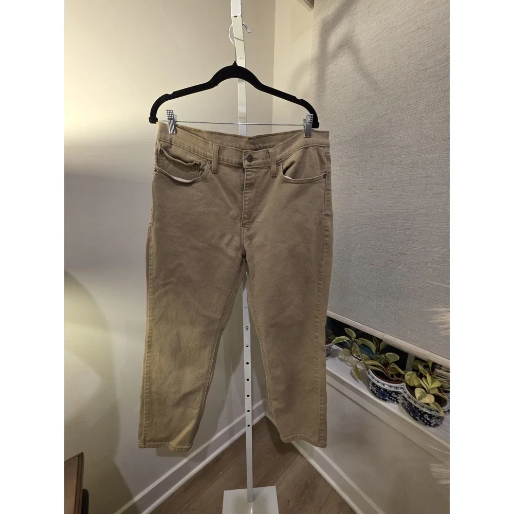 Levi's 541 Men's Jeans 36/30 Camel Brown 5 Pocket Zipper Fly